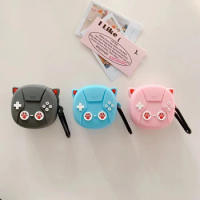 For Samsung Galaxy Buds FE/Buds 2 pro/Buds Live/Buds pro/Buds 2,Creative games console Design Silicone Earphone Case with Hook