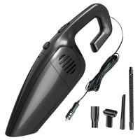 Car Vacuum Cleaner Car Handheld Vacuum Cleaner for 7Kpa Powerful Vaccum Cleaners Auto Interior Cleaning Black