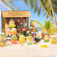 Cute Duckoo Tropical Island Series Action Figure Dolls Collectible Duckoo Anime Figures Toys Gift Collection