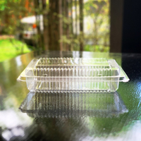 Ecoplastic Clamshell OPL5H/C301 Plastic  fiesta tray 50pcs/pack Spaghetti dessert Pastry