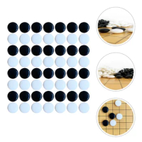 360Pcs Convex Game School Go Chess Supplys Set Double Convex Melamine Chess Pieces Black Convex Chess Playing Pieces Chinese