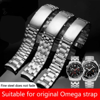 Watch Bracelet For Omega SEAMASTER 300 600 PLANET OCEAN Solid Stainless Steel Watch Strap Watch Accessories Men Watch Band Chain