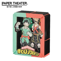 日本正版 紙劇場 我的英雄學院 紙雕模型 紙模型 立體模型 綠谷出久 PAPER THEATER - 199111
