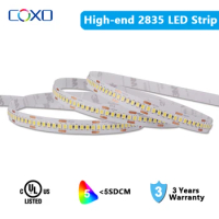 UL Listed SMD2835 LED Strip Light 60/120/240 LEDs/m 16.4ft Flexible Led Tape Ribbon Dimmable Led Lights 3000K-6200K DC12V 24V