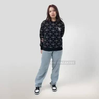 MLB NEW YORK YANKEES MONOGRAM BLACK SWEATSHIRT L