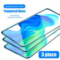 3PCS Tempered Glass for Xiaomi Poco X3 NFC Poco X2 Screen Protector for Xiaomi Poco M3 M2 Poco F2 Pro C3 Protective Film Glass