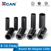 XCAN Router Bit Adapter Collet 6 6.35 8 10 12 12.7mm CNC Milling Cutter Precision Chuck End Mill Adapter Machine Tool Holder
