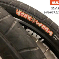 1pcs MAXXIS HOOKWORM Original Rrban Assault Tire For Cargo Bikes Pedicabs FLAT/PARK/STREET/VERT Bicycle Tyre BMX Bike Tires