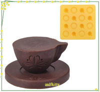 asdfkitty*日本進口咖啡杯矽膠模型/蛋糕模/果凍模/手工皂模/巧克力模-川嶋正版商品