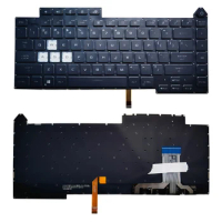 Keyboard For ASUS ROG Strix G15 G513 G513Q G513QM G513QY English Russian 0KBR0-4810US00 4812US00 with Backlit US/RU Layout