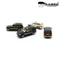 1/87 MC 豐田陸地巡洋艦 黑、白、墨綠、軍綠色 塑膠車模汽車模型