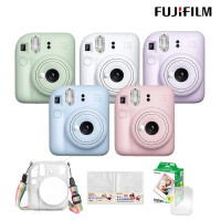 FUJIFILM 富士 instax mini 12 拍立得相機 原廠公司貨(送水晶殼20張底片組合)