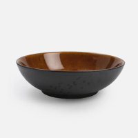 【HOLA】丹麥Bitz 沙拉缽24cm 黑/琥珀