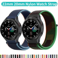 Nylon Loop For Samsung Galaxy Watch 6 5 Pro/4/classic/gear s3 frontier/active Sport Bracelet Huawei watch gt2 3 22mm 20mm Strap