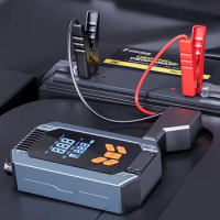 suitu car emergency start power supply 12V air pump integrated machine ignition battery on power, LED lighting mobile phone char