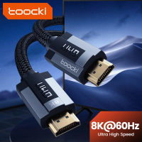 Kabel Serasi HDMI, Toocki, Untuk Xiaomi Box, PS5, PS4, Komputer Riba, Projektor, 8K @ 60Hz, Kelajuan