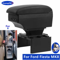 For Ford Fiesta MK8 Armrest Box For Ford Fiesta MK8 Car Armrest Storage box Dedicated Retrofit Interior Car Accessories