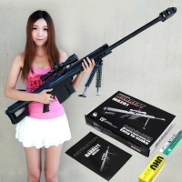 Free shipping 1:1 Scale M82A1 12.7 mm Sniper Rifle 3D Paper Model Cosplay Kits Kid Adults' Gun Weapo