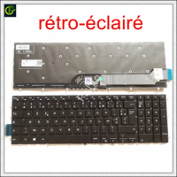 French Backlit Azerty keyboard for Dell G3 15 3500 3579 3779 3581 3582 3583 3584 G5 15 5500 5505 5587 G7 15 7588 7590 FR