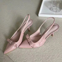 sandal/sepatu heels wanita runcing big 37/42 7cm