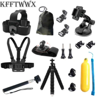 KFFTWWX Accessories Kit for AKASO EK5000 EK7000 4K WiFi Action Camera GoPro Hero 10 9 8 7 6 5/Session 5/Hero 4/3+/3/2 Max Fusion