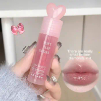 Natural Lip Honey Hydrating Moisturizing Lip Glaze Easy To Color Lasting Lipstick Clear Crystal Lip Oil Mirror Water Lips Makeup