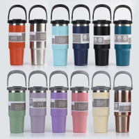 Tumblr Termos Handle Mobil Jumbo Vacum 600ml Stainless Steel 304 Premium Quality 8050 - mr.electroid