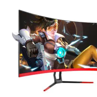 32 Inch" Curved 144Hz Gaming LED Monitor Edge-Less AMD FreeSync DisplayPort DP/HDMI Interface