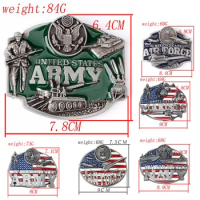 Military Theme Belt Buckle, Navy Air Force DIY Components, Marines Metal, 3D, ALLOY, Decorative Waistband, Clothing Accessories