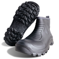 義大利設計 雙密度一體成型減壓短筒防水雨鞋一雙 H168