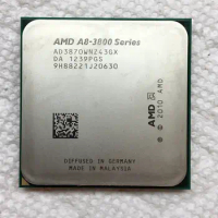 AMD A8-3870K AD3870WNZ43GX 3GHz Quad-Core Socket FM1 CPU Processor, Free Shipping