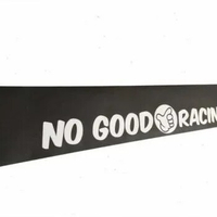 For "No Good Racing" the Windshield decal, Sun Visor decal Sticker Window Laptop