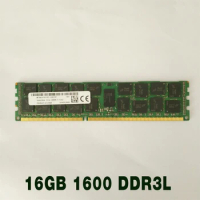 1 pcs MT36KSF2G72PZ-1G6E1HF For MT RAM 16G 1600 Memory 16GB 2RX4 DDR3L PC3L-12800R