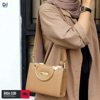 Tas Selempang Jinjing Wanita  Gagang Besi Simple Dan Elegan TS003 Handbag Slingbag Tas Pesta Wanita 