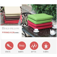 【最低價 公司貨】歐式戶外鑄鋁藤椅塑木家具高海綿加厚坐墊桌椅坐墊純色防水可清洗