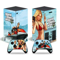 Grand2 Style Skin Sticker Decal Cover for Xbox Series X Console and 2 Controllers Xbox Series X Skin Sticker Viny 1