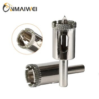 Glass Hole Saw 16-120mm Positioning Diamond Coated Center Drill Bit Hole Saw Cutter Hole Opener for Drilling Tile Marble Glass