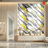 SKY - [120Cm X 280Cm] Wallpaper Dinding Vinyl Marble Premium Pet Tebal 2,5 Mm Aesthetic Marble Grani