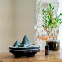 【ZenU Design 山霧】ZAD-01 陶瓷香氛機(含 5ML植感香氛精油1瓶 三選一)