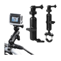 【OMG】機車自行車行車紀錄器支架 GoPro運動相機防抖穩定支架 戶外拍攝相機穩定器 雲台支架