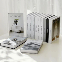 Minimalist Modern Decorative Fake Books Props for Living Home Decoration Modern Room Office Coffee Table Aesthetics Ornaments
