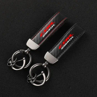 Leather Motorcycle keychain Horseshoe Buckle Jewelry for HONDA CBR250RR CBR 250RR 2018-2022 Accessories