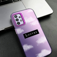 Sarung Telefon, Untuk Samsung A32 5G, A32 5G, M32 5G, Louvre Nuage, Separa lutsinar, Ultra-nipis, Be