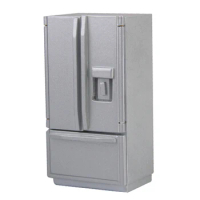 1:12 Miniature White Refrigerator Fridge with 2 Doors Dollhouse Furniture Accessories