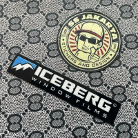 Emblem Emboss ICEBEREG WINDOW FILM KACA FILM