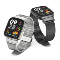 Strap for Redmi Watch 3 Smart Bracelet Global Version Metal Watch Band for Redmi 3 Strap SmartWatch Accessories