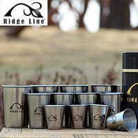【【蘋果戶外】】Ridge Line 001517 韓國 不鏽鋼套杯12件組 高級不鏽鋼所制/耐高溫/堅固/容易清洗