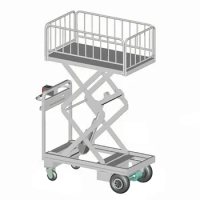 Hot sale warehouse electric lift trolley with high quality heavy duty electric lifting table platform