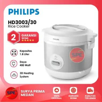 RICE COOKER PHILIPS KAPASITAS 1.8 LITER HD3003 GARANSI RESMI (MEDAN)