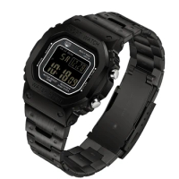 Classic Square Digital Shock Men Watch G-type Fashion Man Sport Watch Waterproof Countdown Stopwatch Stainless Steel Wristwatch